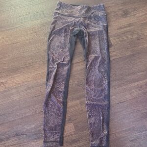 lululemon athletica Textured Brown Leggings